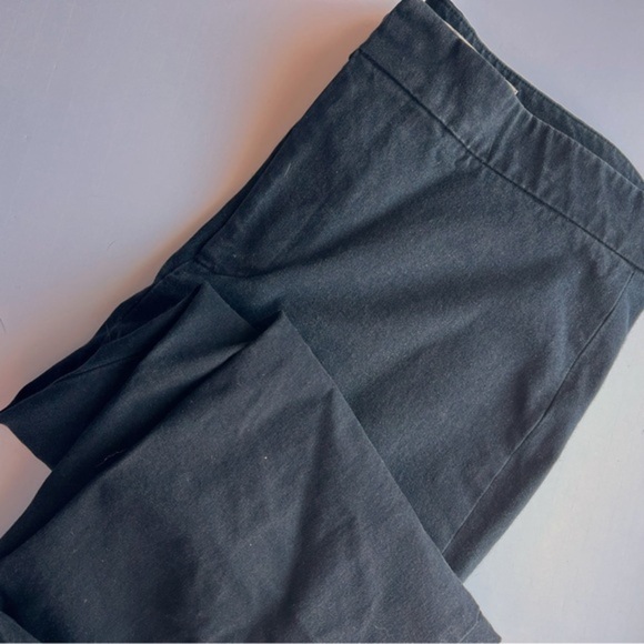 Everlane • Solid Black Cotton Slim Pants - Picture 3 of 5